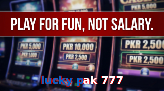 Payment and PKR controls in Lucky Pak 777