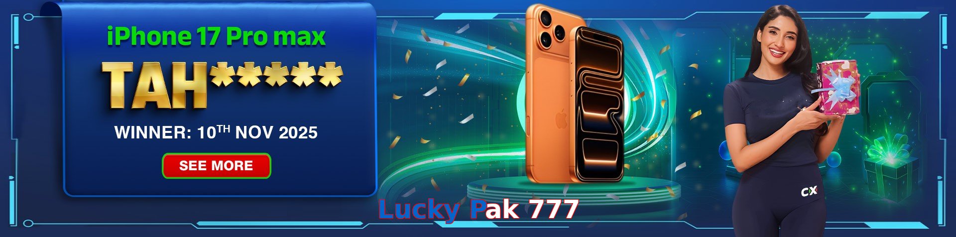 Lucky Pak 777 game app for Pakistan players