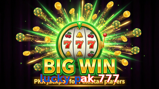 Big win animation on Lucky Pak 777 slot game