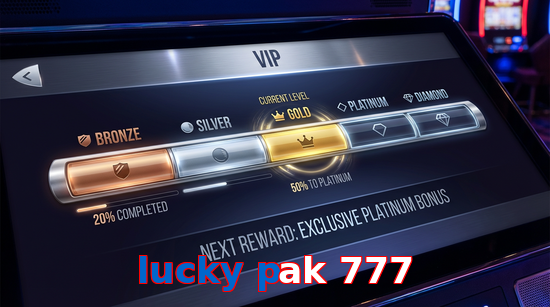 Game list for Lucky Pak 777 vip section