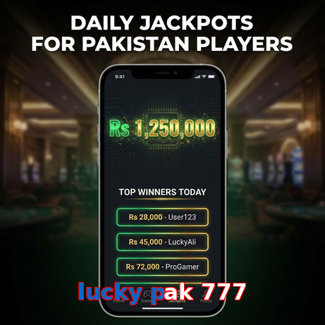 Game list for Lucky Pak 777 win section